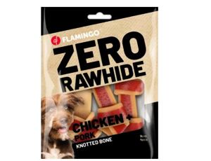 Flamingo Snacks Zero Rawhide Chicken+Pork 4ks/9cm