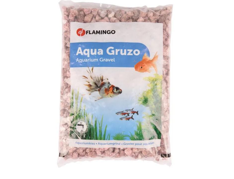 Flamingo Akvarijní štěrk růžový 900g